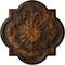 Ekena Millwork Bonetti Ceiling Medallion (Fits Canopies up to 5 1/8"), Hand-Painted Rust, 20"OD x 1 3/4"P CM20BORUS - alternate 1